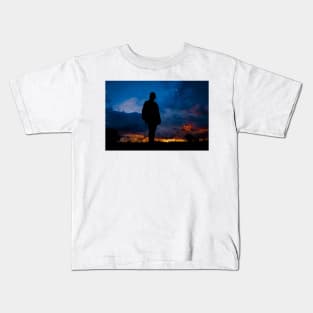 Sunset landscape Kids T-Shirt